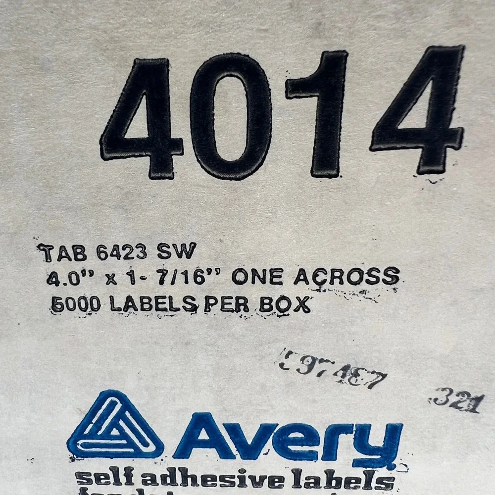 Avery 4014 tab6423sw